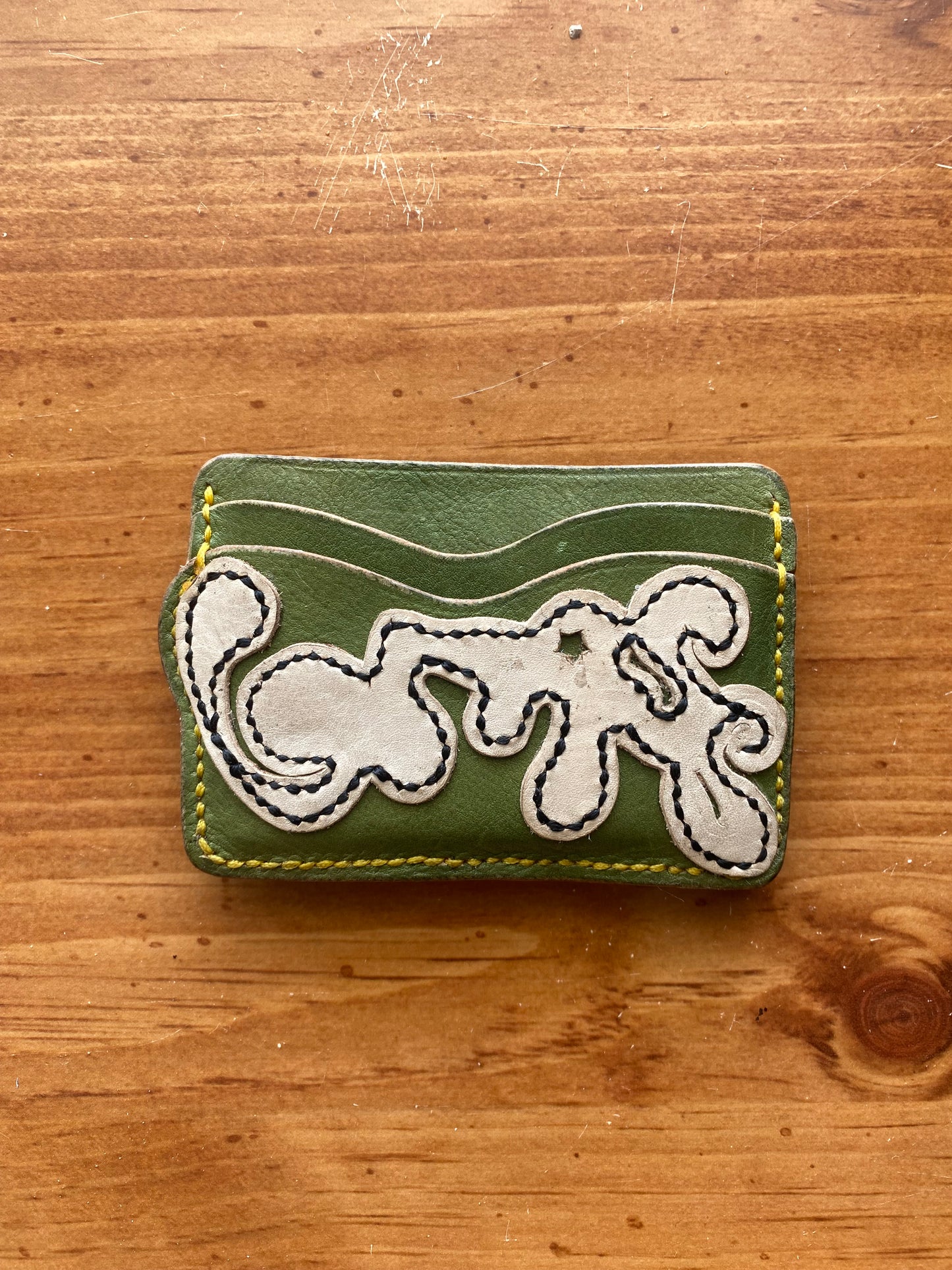 Double stitched cardholder